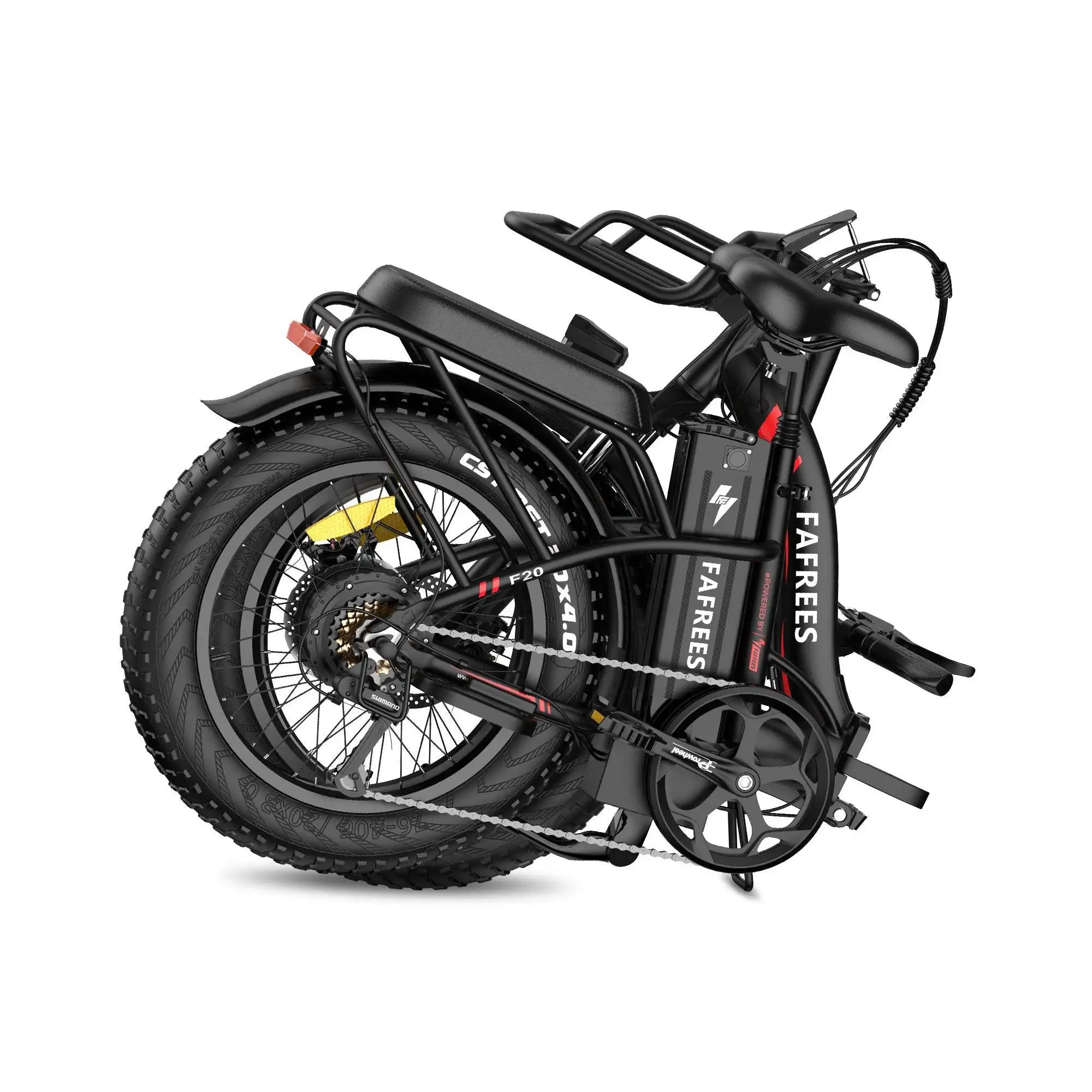 Fafrees F20 Max Electric Folding Bike with Integrated 7-Speed Lithium Battery Aluminum Alloy Frame Free Shipping UK Product