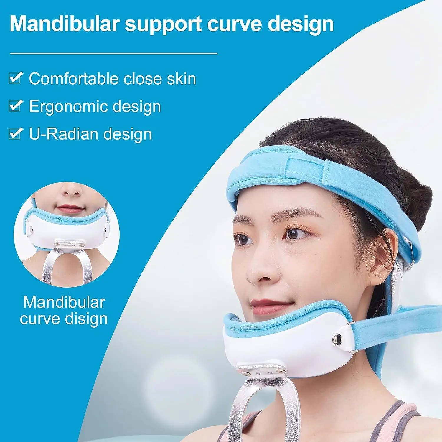 Cervical Thoracic Orthosis Adjustable Head Neck Chest Orthotics ...