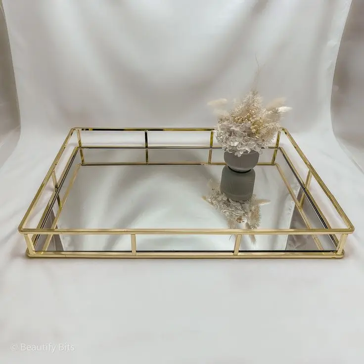 Square Gold Metal Wire Makeup Organizer Tray Mirror Bottom Cosmetic Perfume Display Tray for Dressing Table Vanity Luxury Trays| Alibaba.com Square Gold Metal Wire Makeup Organizer Tray Mirror Bottom Cosmetic Perfume Display Tray for Dressing Table Vanity Luxury Trays| Alibaba.com