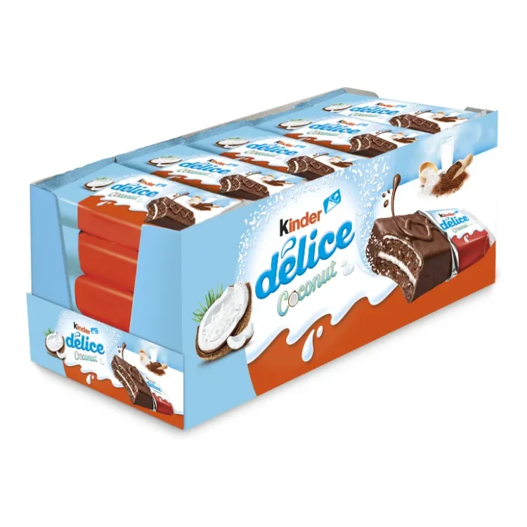 Ferrero Kinder Delice Coconut 5er Pack + usy Block
