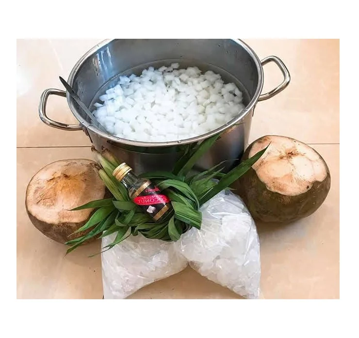 Поставщик кокосового желе/Nata De Coco из Вьетнама 100% свежего ореха высокое качество быстрая