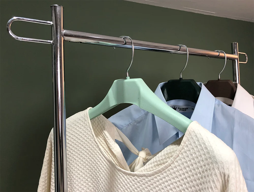 Recycle Waste Textile Fabric Fiber Into Coat Hanger Not Easy