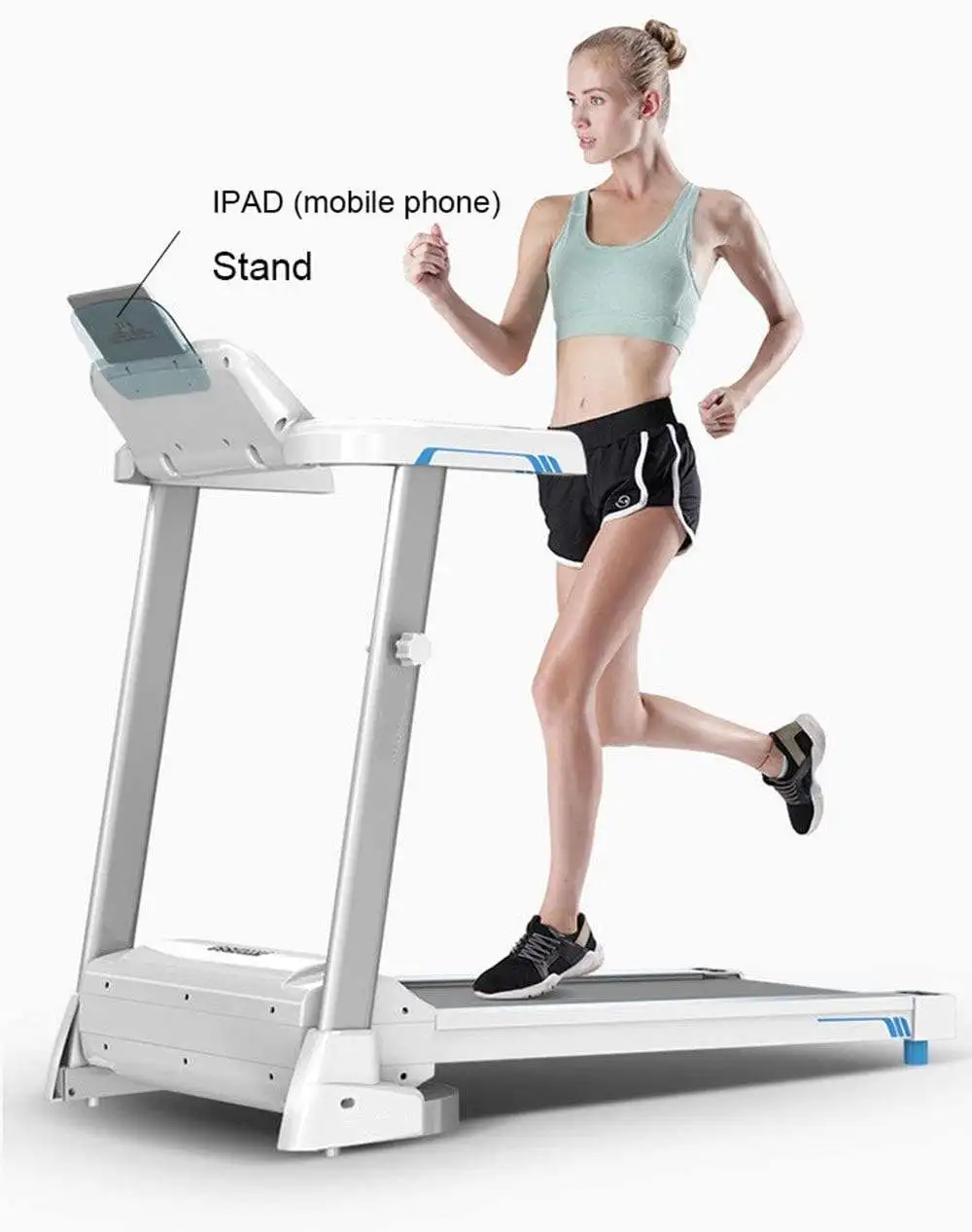 Gym Commercial Home Touchscreen Treadmill Consoles Proteus Treadmill Battery Powered Treadmill