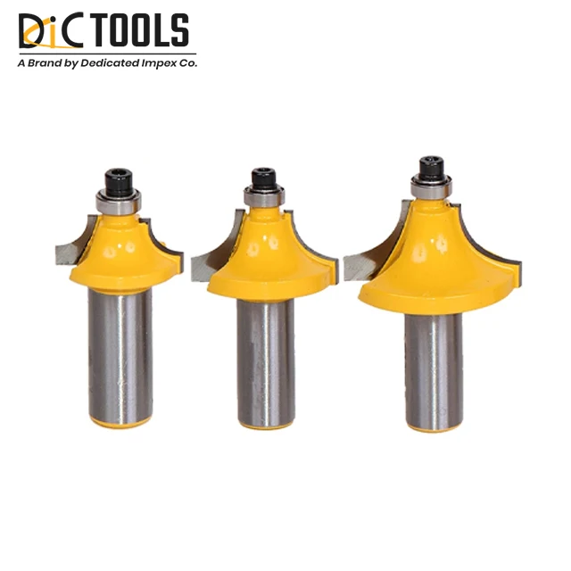Jeu De 35 Embouts De Routeur 1/4" En Carbure De Tungstène - Pour Travail Du Bois - Boîtier Aluminium - Neuf