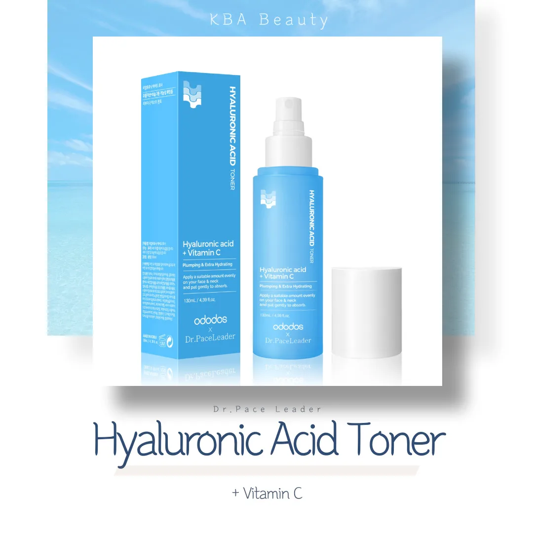 Hyaluronic Acid Daily Toner + Vitamin C Skin Soothing Moisturizing Dr Pace Leader Pumping And