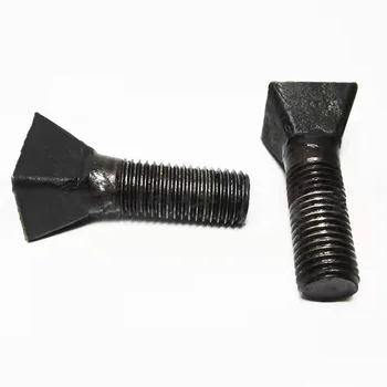 Customizable square Chamfered Factory OEM Custom High Quality Carbon Steel Black Square Head Bolt Trapezoid Head Plow Bolts
