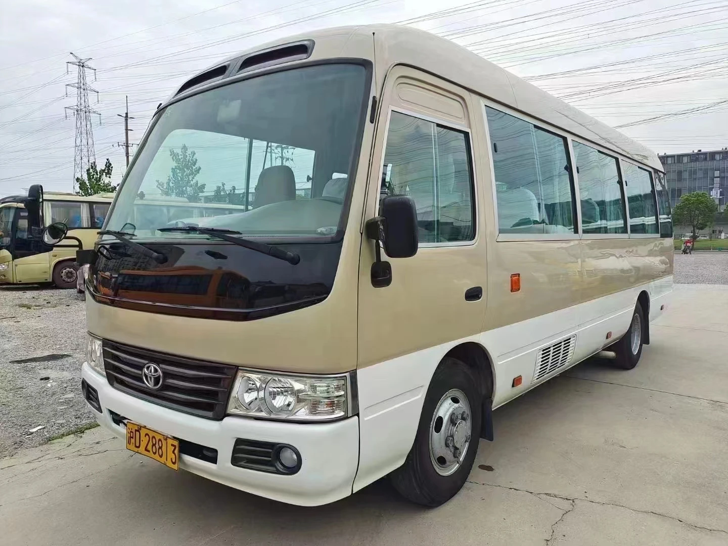 Поставка, большое количество, Восстановленный/б/у Toyota-Coaster 4,2 л, автобус, 30 сидений, кондиционер в хорошем рабочем состоянии