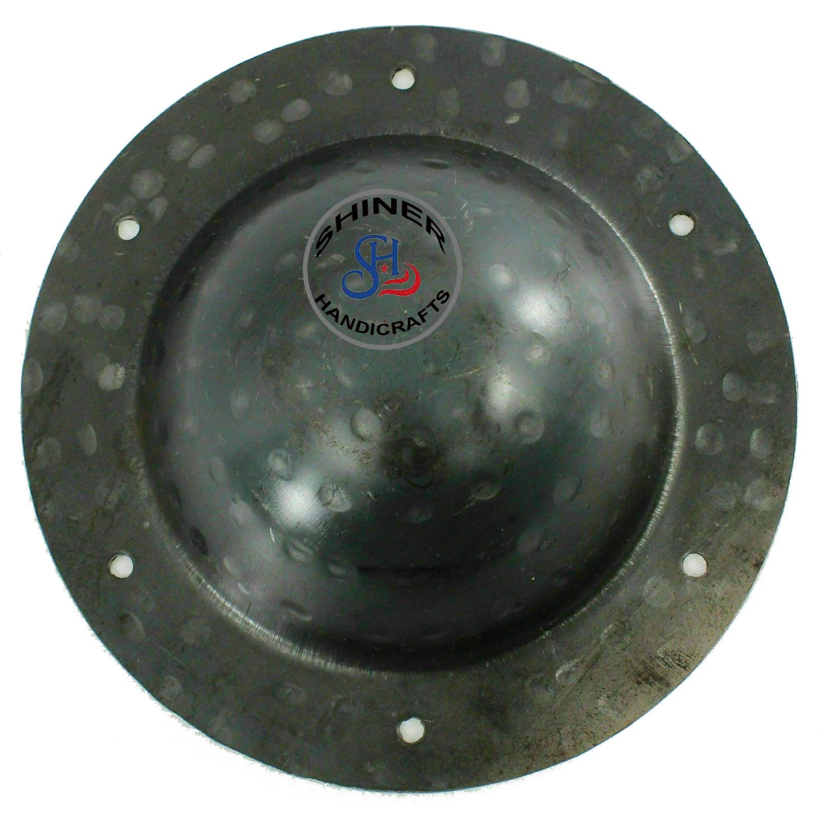 Medieval Shield Boss Small for Viking Buckler Shields 14 Gauge Steel Black Polished Round Wooden Shield Boss