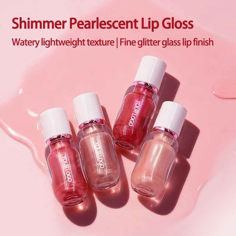 product oem odm custom lip gloss shimmer glossy pearlescent effect for private label cosmetic factory-4