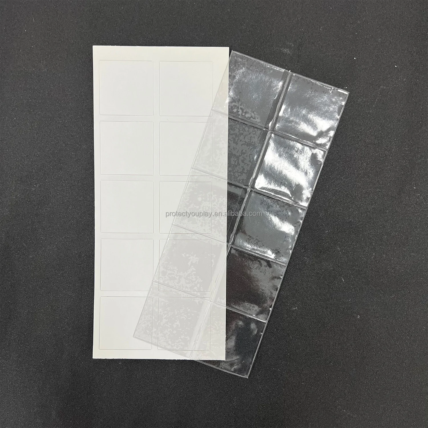 슈퍼세이프 1.5x1.5 2x2 인치 코인 플립, 라벨 인서트가 있는 더블 포켓 비닐 플립 동전 홀더 수집 보관함