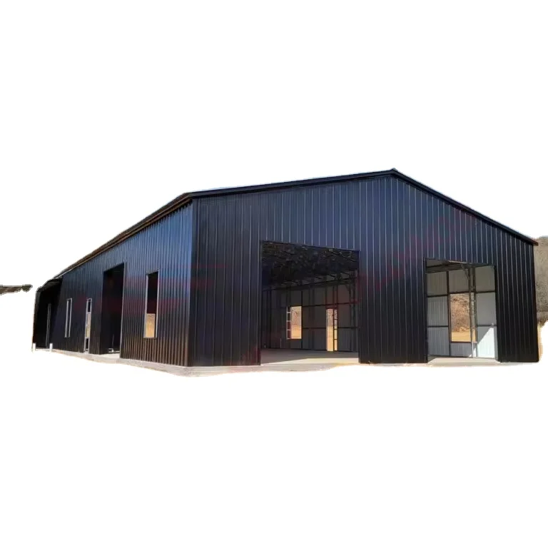 Low Cost Fast Building Metal Garage Storage Building Pole Barn Shed Warehouse