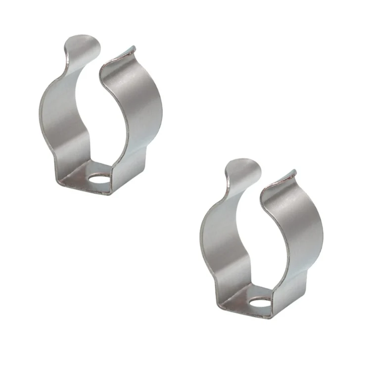 Customized Aluminium Metric & Inch Spring Clips with Electroplated Surface for Fuel and Wire Clamping
