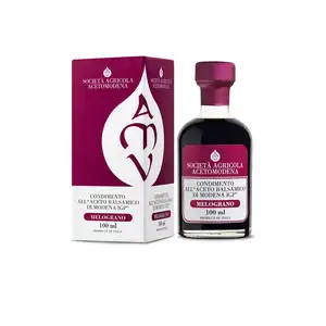 Modena PGI Pomegranate Balsamic Vinegar Dressing 100ml 12 Bottles Per Box