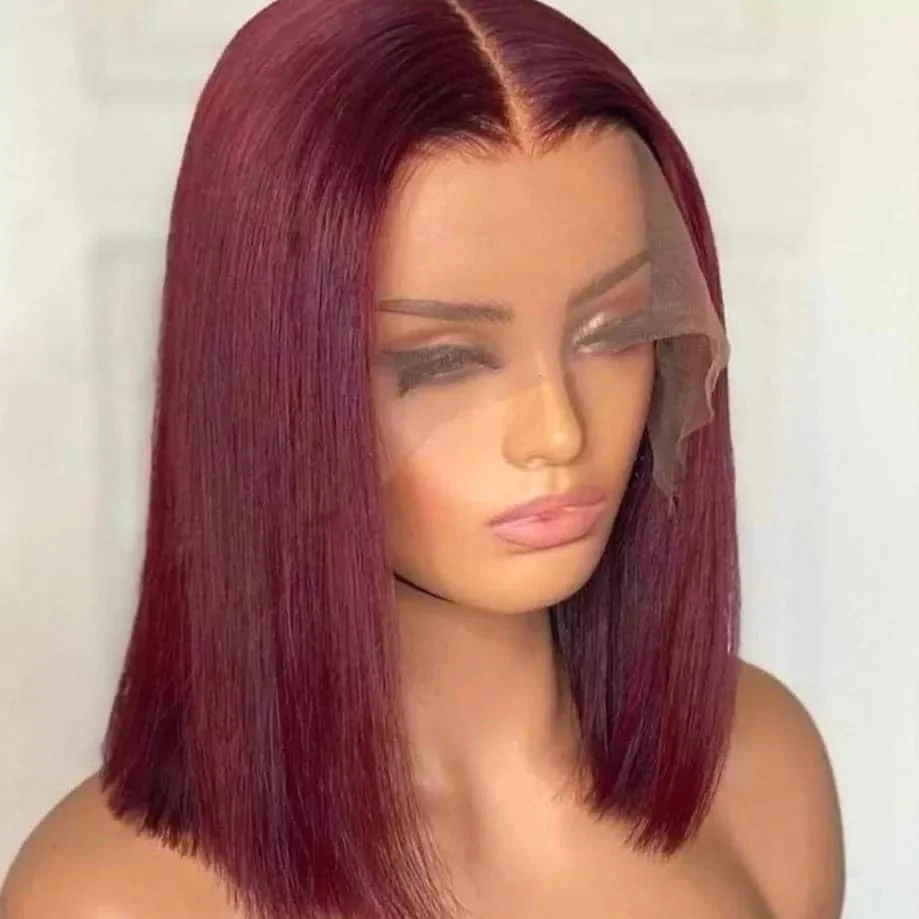 Wholesale Vietnamese Bob Lace Front Human Hair Wig 8-32 Inches Remy 