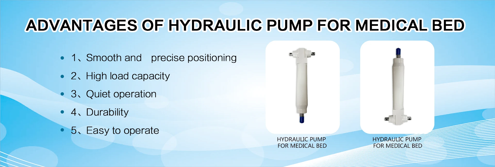 Foot Operated Hydraulic Actuator Pump For For Hospital Beds