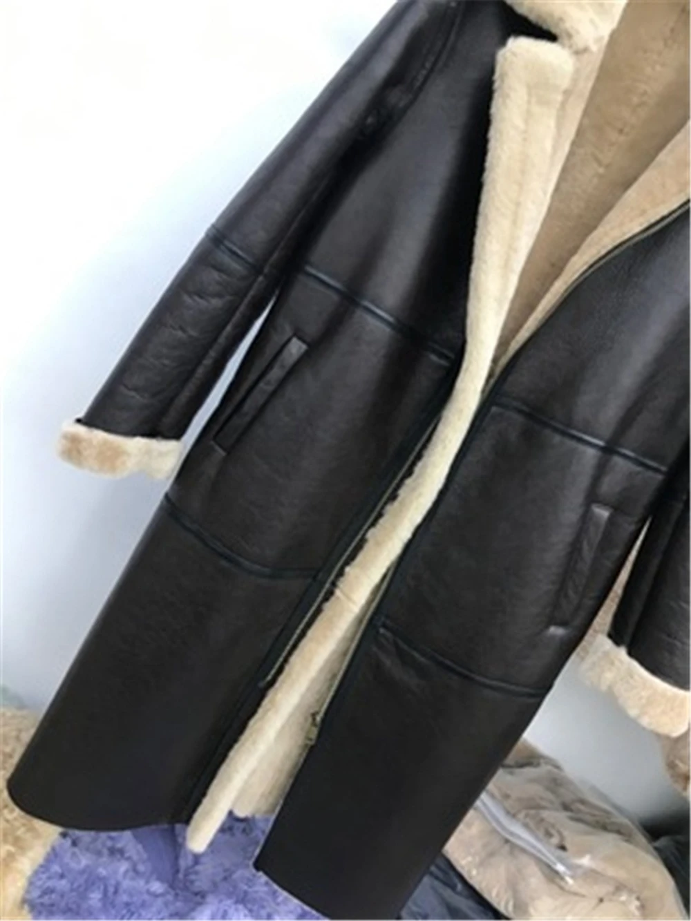Snow Coat Female Casual Fur Collar Slim Coats Oversize Women