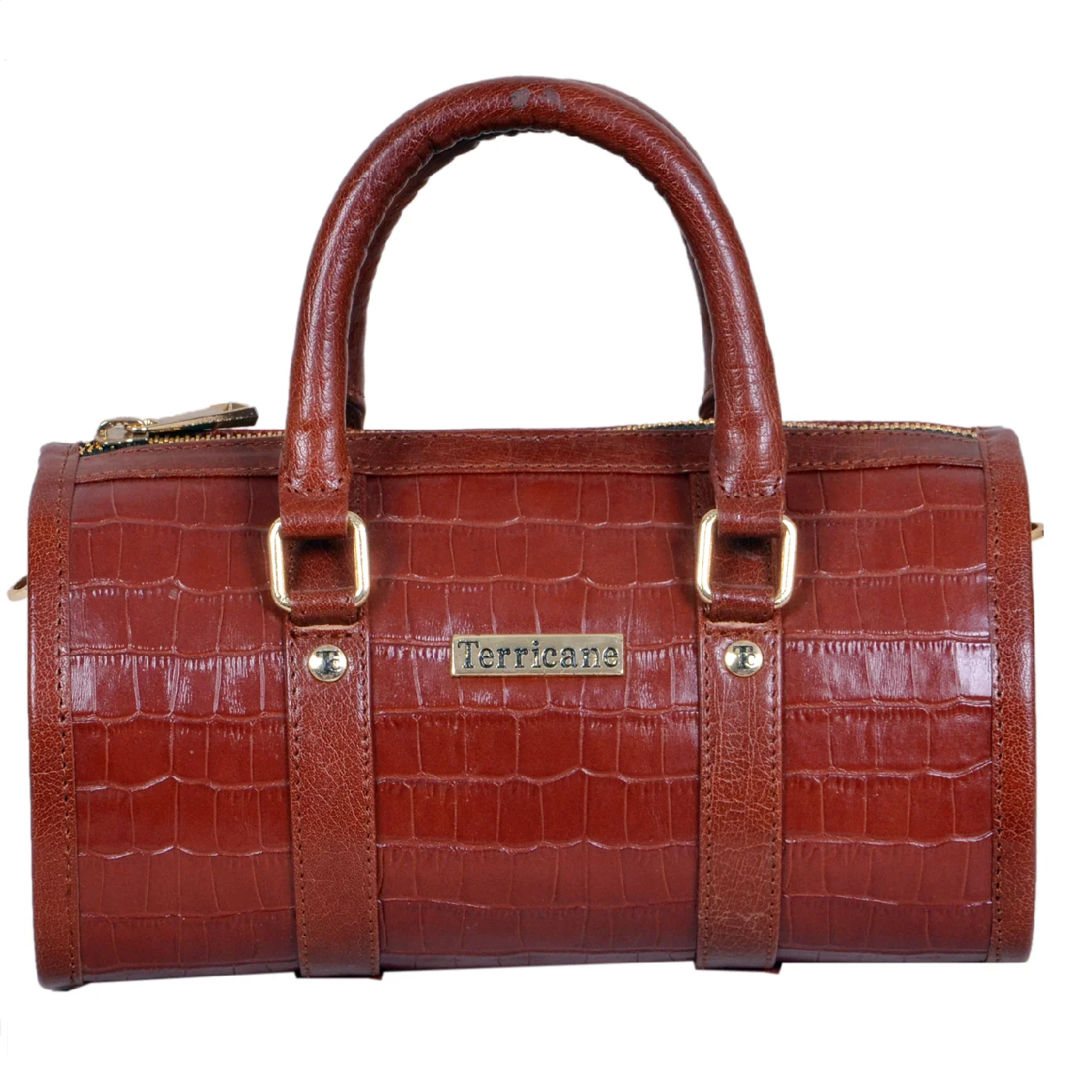 Лидер продаж женская маленькая и умная коричневая кожаная сумка с принтом Кроко для путешествий аксессуаров оптовая цена из Индии