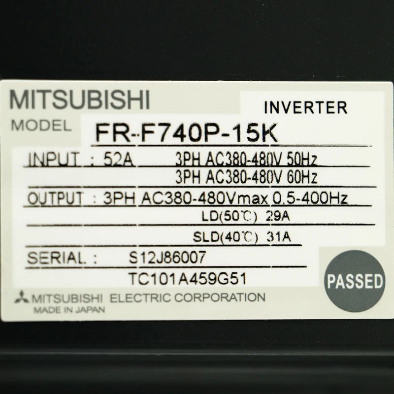 Mitsubishi FR-F740P-15K VSD with 1 Year Warranty & DHL Shipping