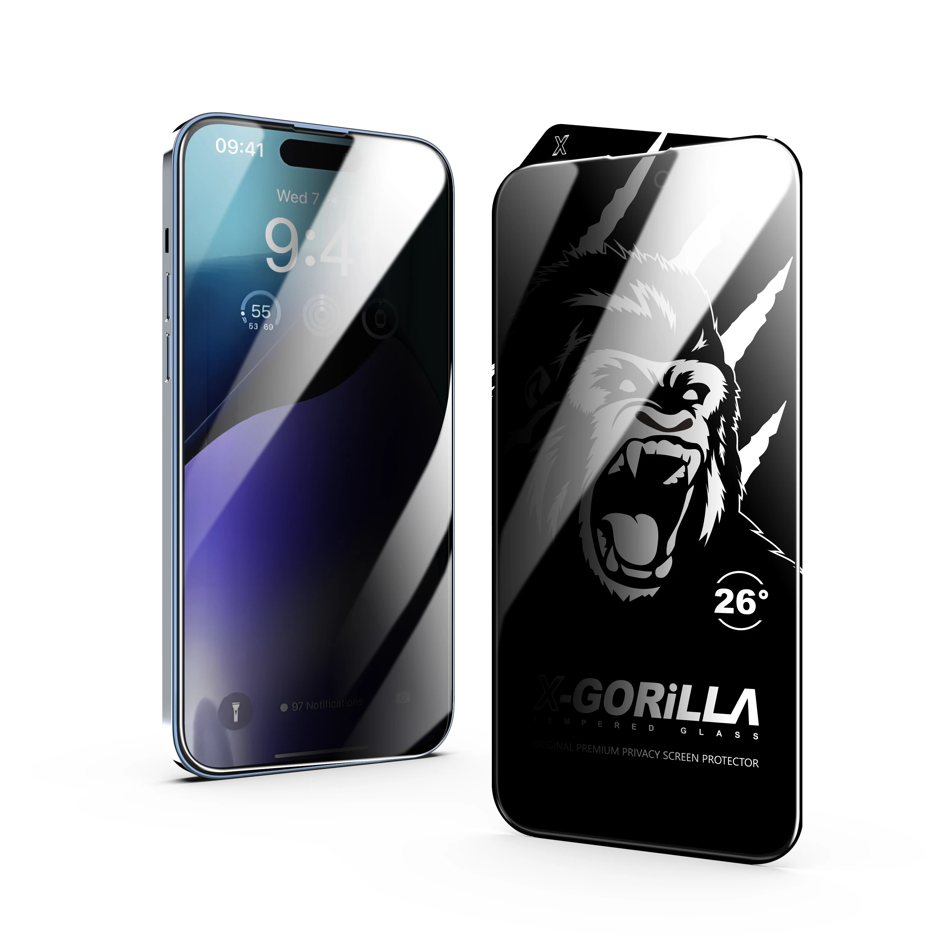 Protection Écran Verre Trempé Gorilla Glass Pour IPhone 15 14 13 12 11 X - Pack 5/3/2/1