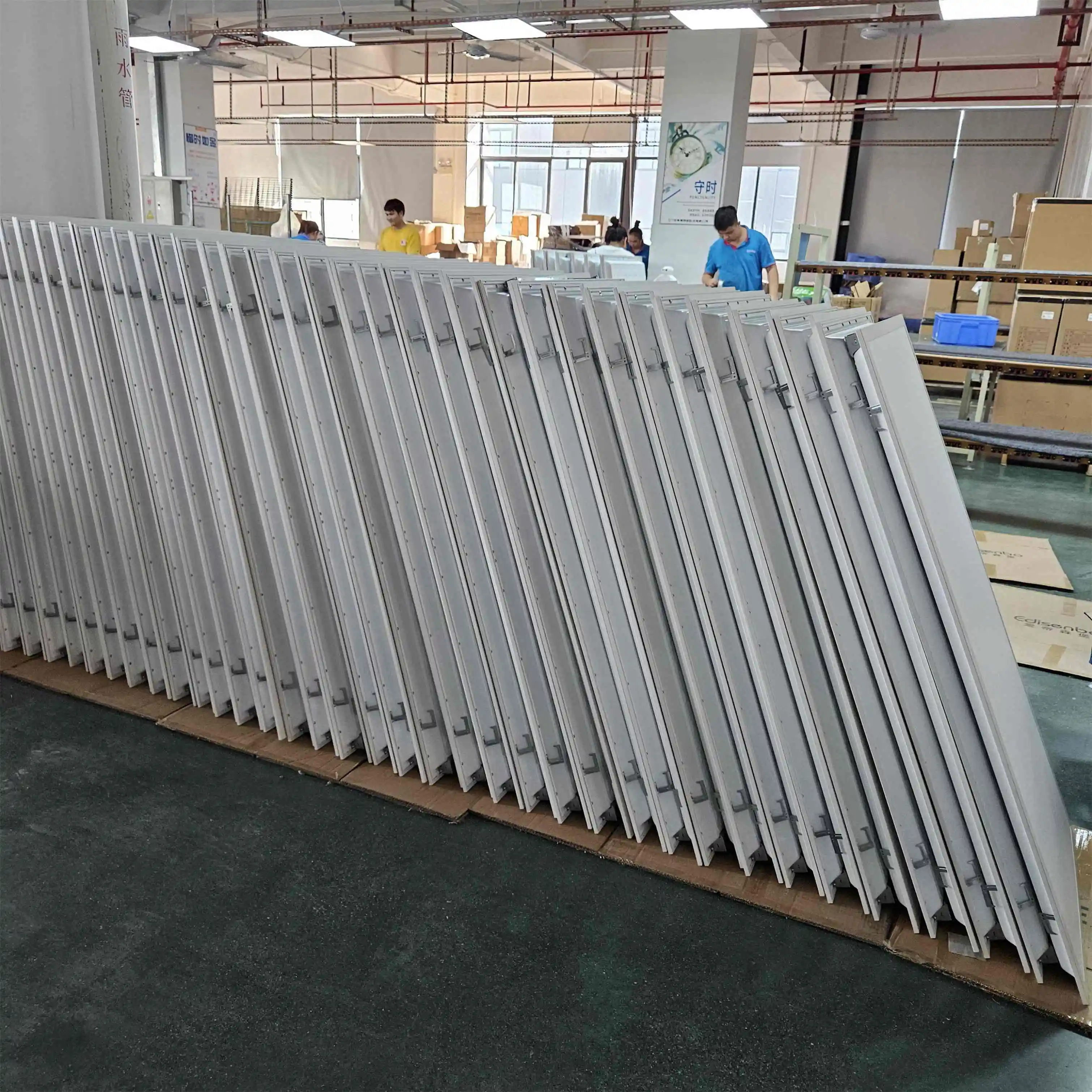 Led Recessed Square Panel Light 60X60 600*600 PMMA Disfusser Plate  100lm/w Led Ceiling Panel Light