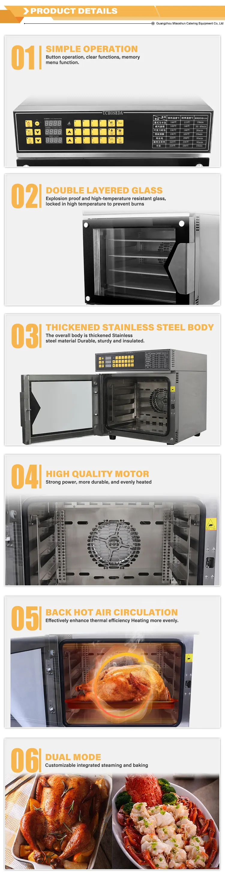 Memory Menu Function Bread Cake And Pizza Oven Electric Oven Equipment