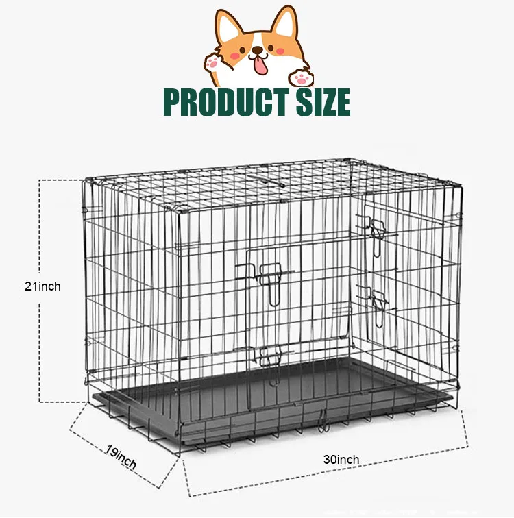 Homey Heavy Duty Durable Welded Dog Stainless Steel Kennel Outdoor Cage ...