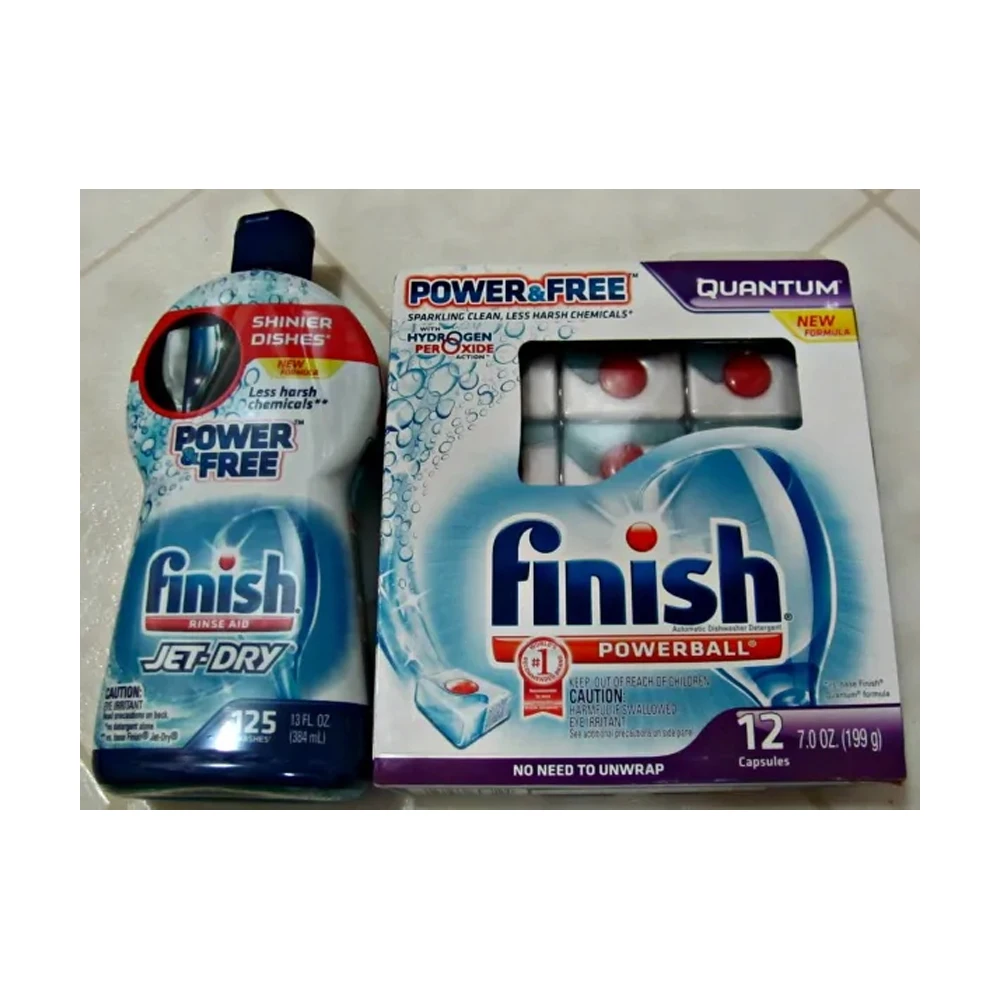 Dishwashing Marvels Finish Detergent Capsule And Powder Fusion For