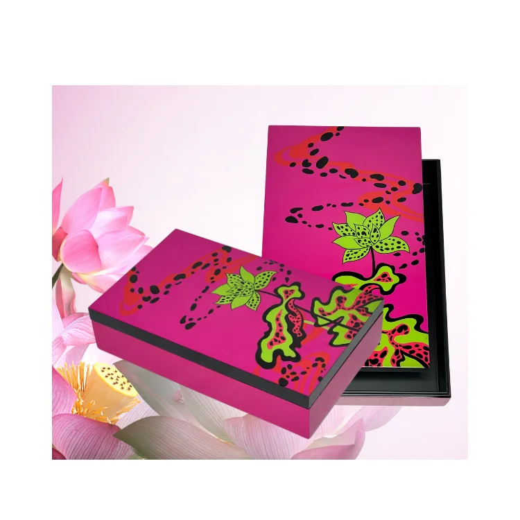 Decorative Box Rectangular Lotus Art Hand Made Handicraft Boldly ...