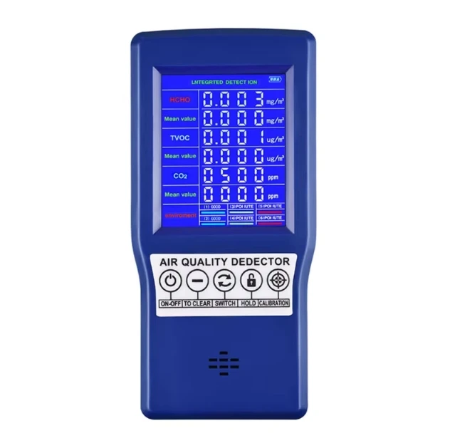 Kaufe Digitaler Formaldehyd-Detektor-Tester PM 2,5 HCHO TVOC Luftqualitätsanalyse-Messgerät zum Preis ab 57 Kaufe Digitaler Formaldehyd-Detektor-Tester PM 2,5 HCHO TVOC Luftqualitätsanalyse-Messgerät zum Preis ab 57