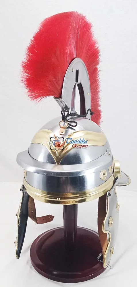 Medieval Knight Roman Centurion Armor Helmet With Red Plume New Design ...