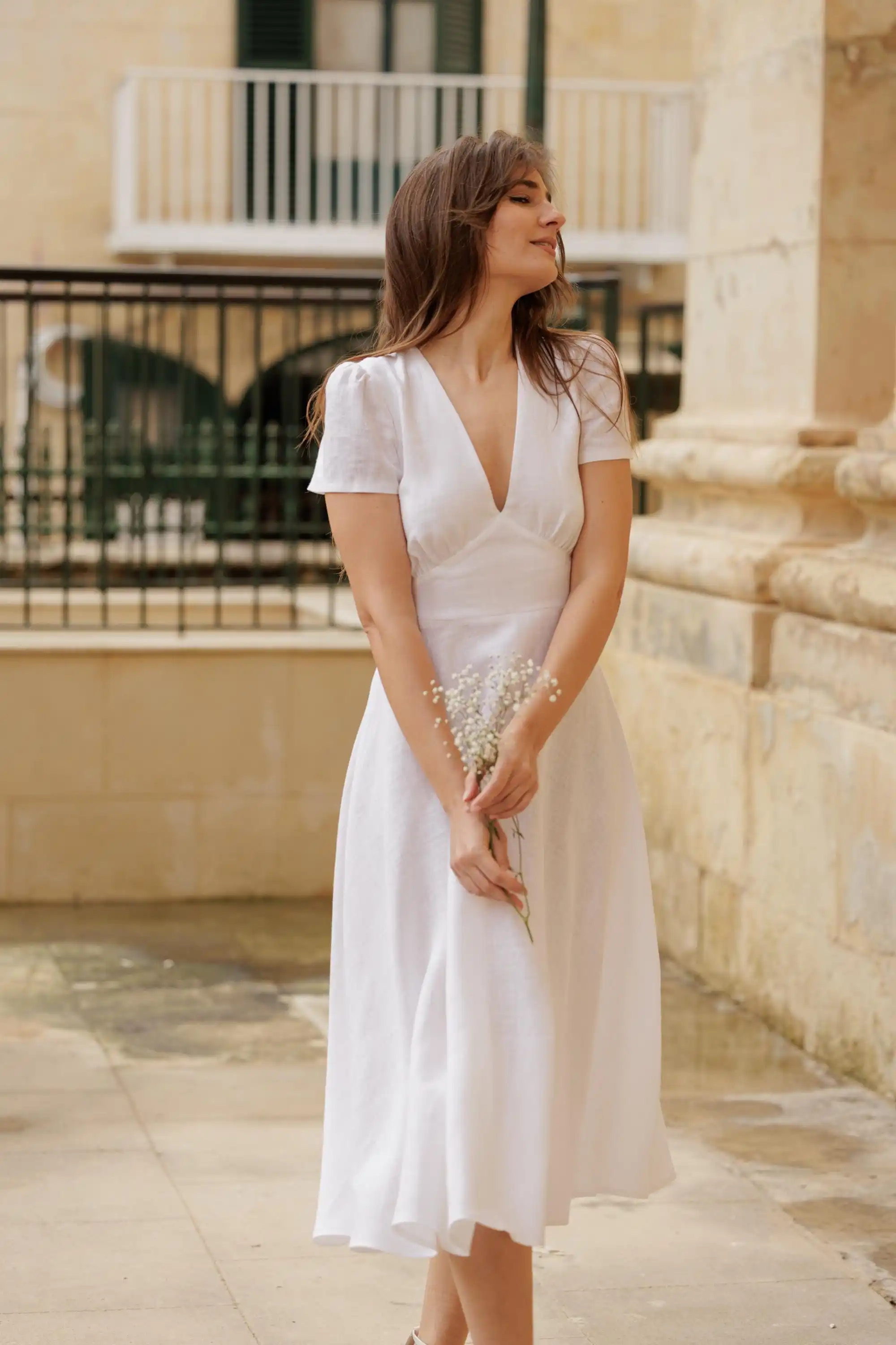 Shop Our Best Quality Handmade Linen Maxi Dress Designs