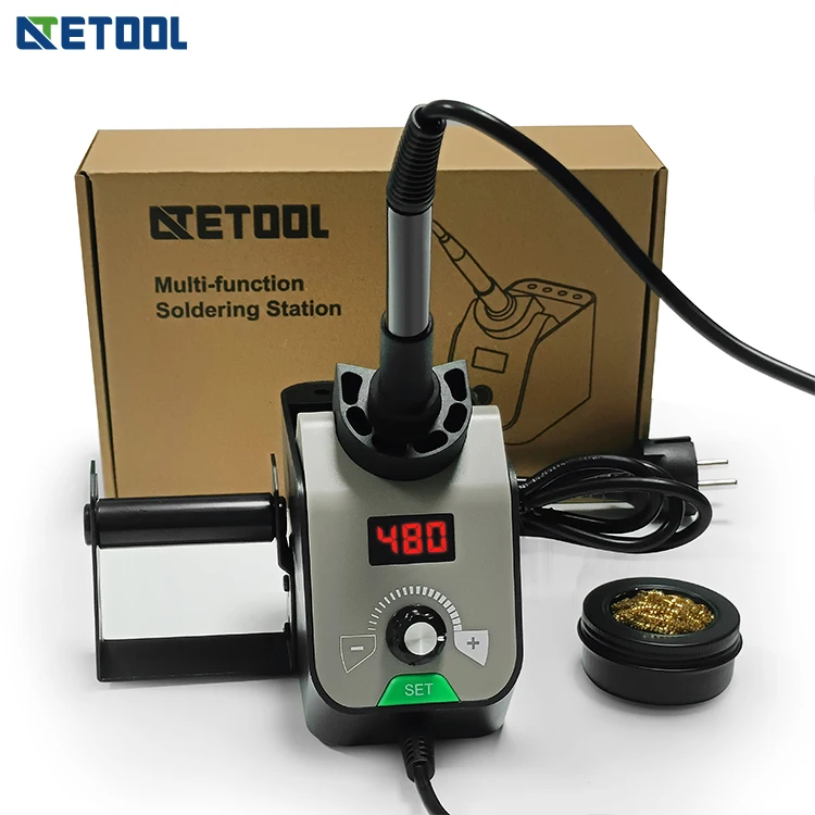 Best Low Cost Soldering Station With Soldering Iron Stand Lcd Display
