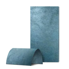 Lightweight  Deep Sea Artistic Gilt Flexible Stone Veneer Fiber Board Cement Veneer Tiles Clad Material Flexible Clay Wall Tile