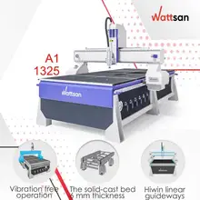Wattsan A1 1325 1300*2500 mm 3 Axis CNC Router Machine Wood Acrylic CNC Router Milling Engraving CNC Wood Router