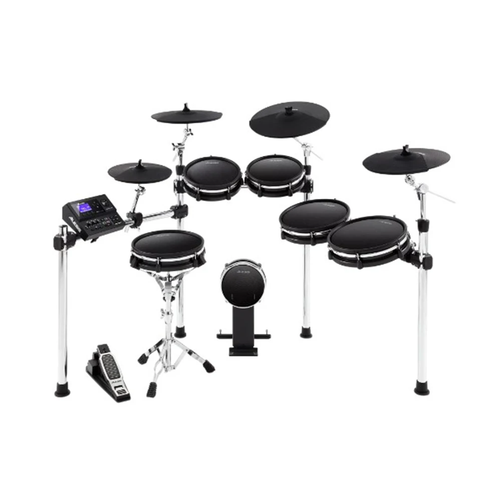 Alesis Dm10 Mkii Pro Electronic Drum Set Double Bass Essentials Bundle