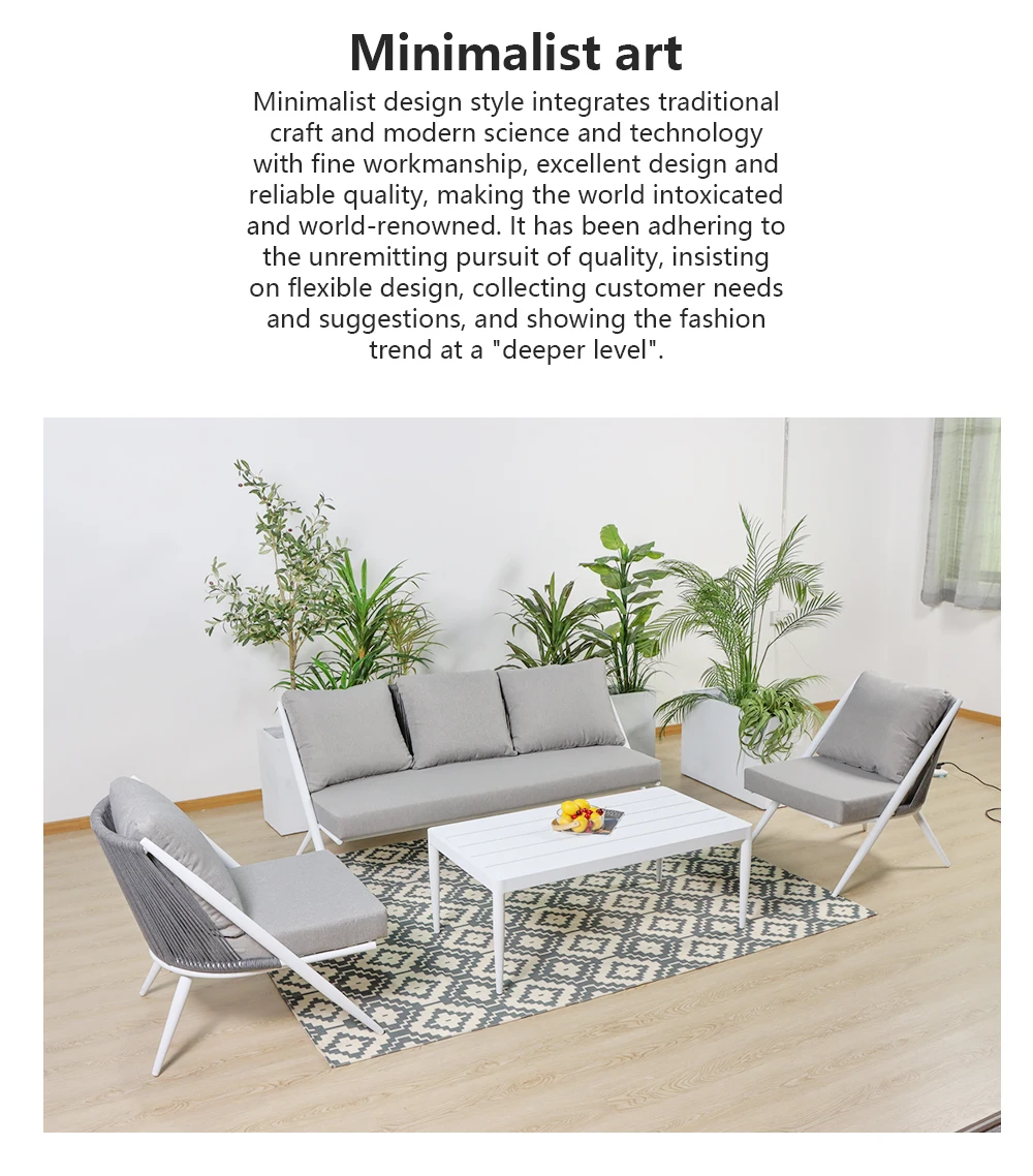 Outdoor Ratan Corner Sofa Cushion Cover Outdoor Patio Sectional Sofa