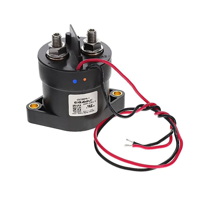 คอนแทคเตอร์กระแสตรงแบบ SPST-NO ที่มีประสิทธิภาพรุ่น GV200PA-1 สำหรับ Sensata-Gigavac กระแส 500A รีเลย์สวิตช์โหลดสำหรับผู้รวมระบบพลังงานแสงอาทิตย์ (PV System Integrator)