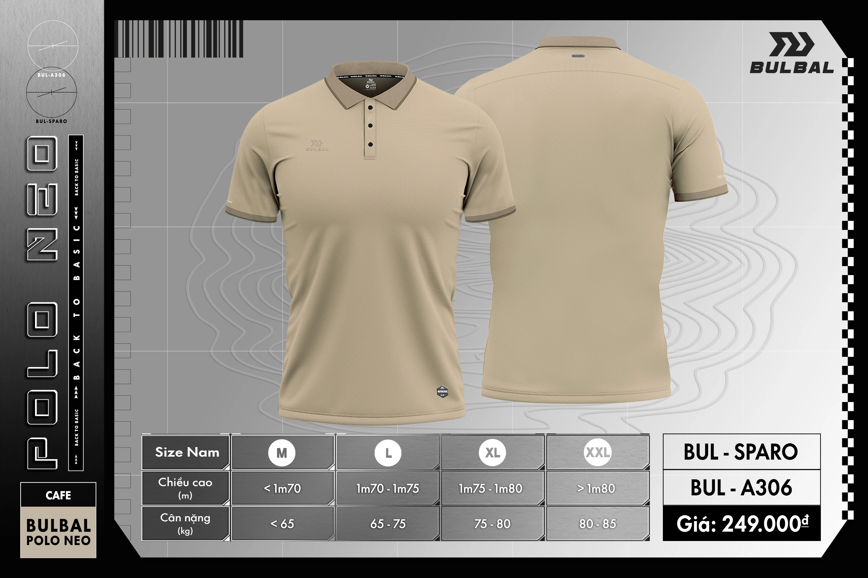 Wholesale Bulbal Polo Neo Cafe Uniform Blank Men's Polo Shirts Custom ...