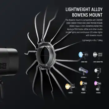 NEEWER Softbox NS65U Parabolic Hexadecagon NS85U detail image