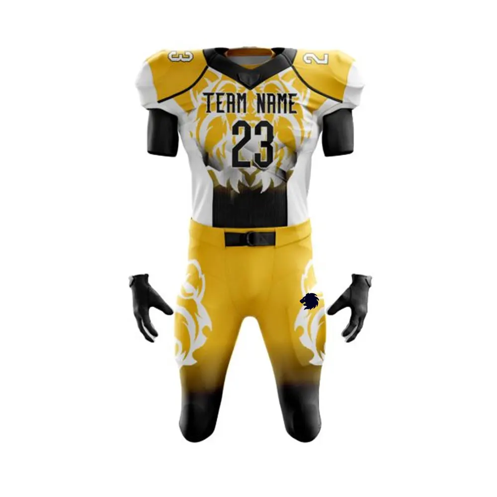 American Football Uniform 3D Model