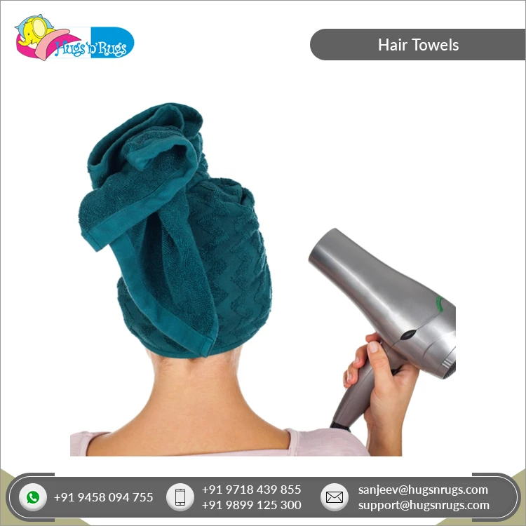 Элегантные и роскошные прямоугольные полотенца для волос из 100% хлопка с индивидуальным логотипом отличное качество женщин использования в салоне спа или дома