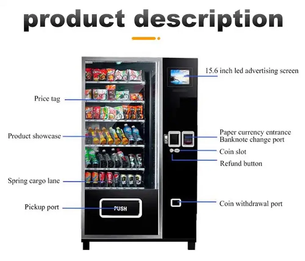 Cashless Payment Snack Vending Machine Locker Vending Machine Buy