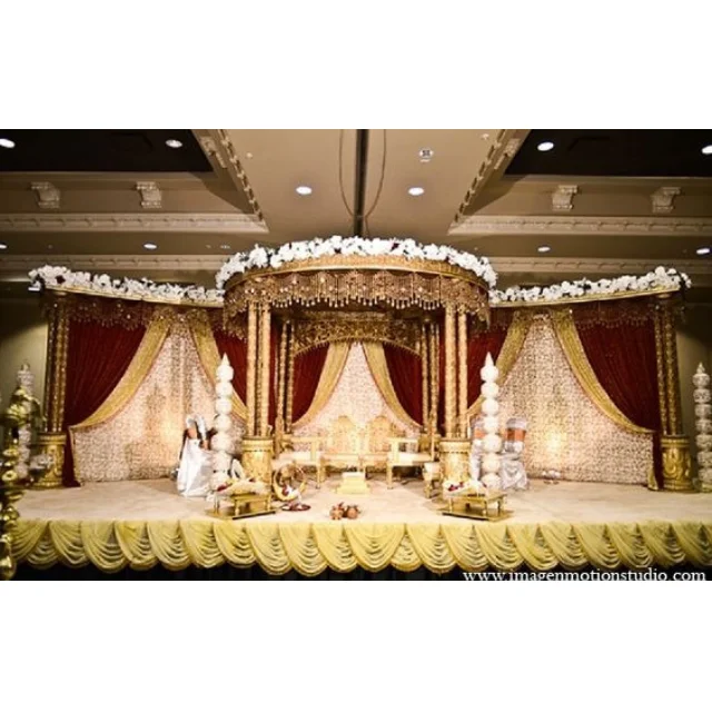 2022 4 Pillar Lights Backdrop Walkway Stand Wedding Decoration Party