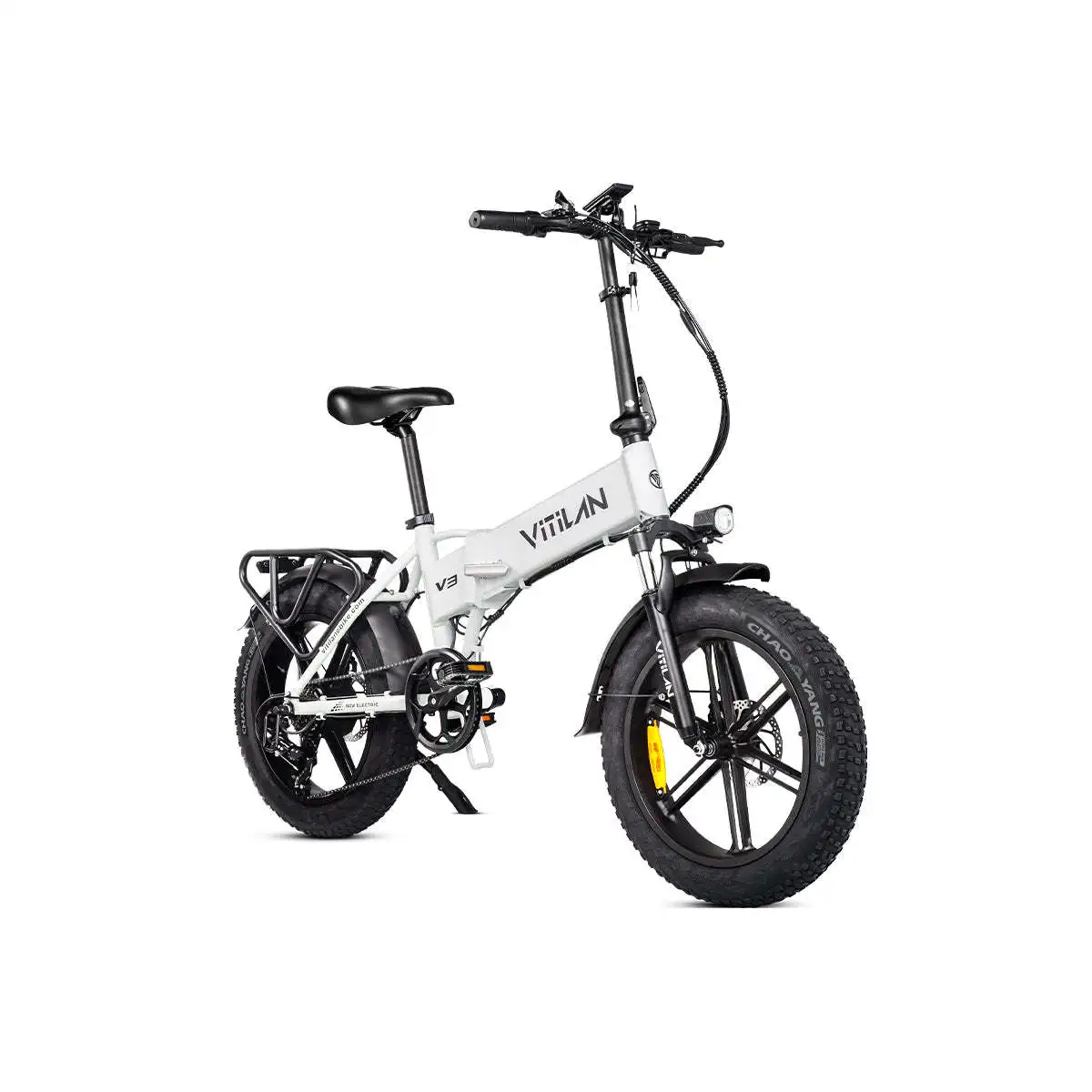V3 2.0 Adult All Terrain Electric Folding Bike with Fat Tires