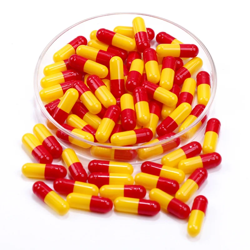 Размер 00 прозрачные пустые вегетарианские овощные капсулы