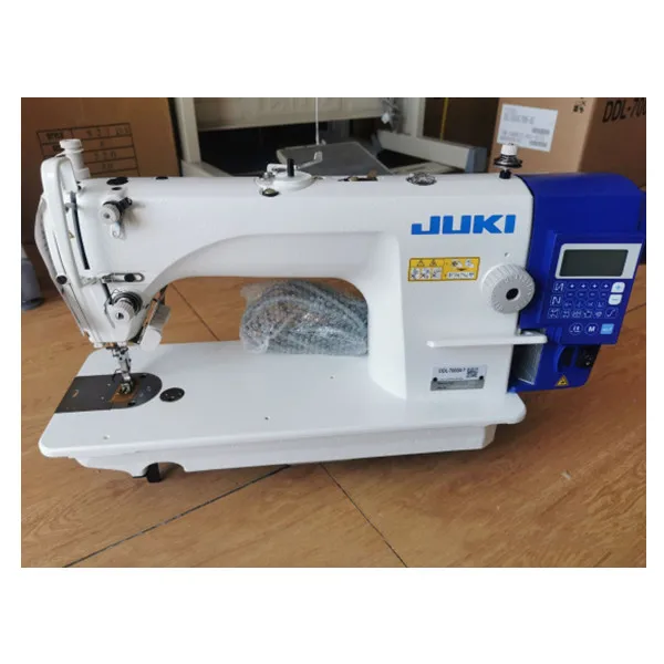 Juki DU-1181N7/X73096 Single needle, top and Bottom-feed, Lockstitch  Machine with under trimmer (Setup with table and stand)