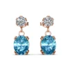 18k Rose Gold Plated Earrings For Women DE0710-202