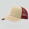 Khaki & Red