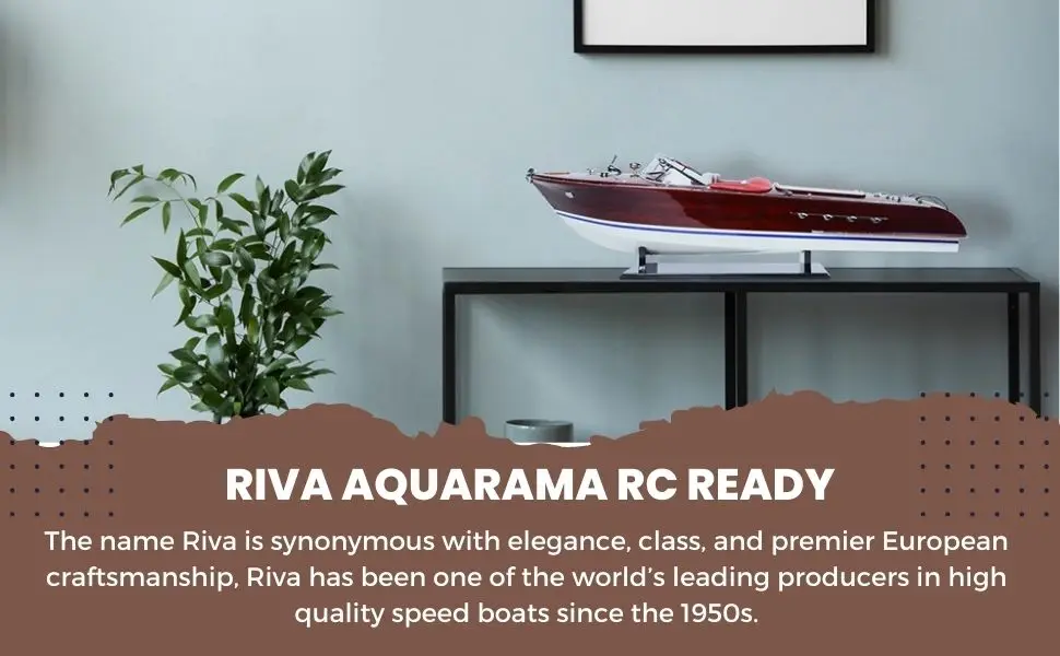 Riva Aquarama Model Ship - Handcrafted Wooden Replica