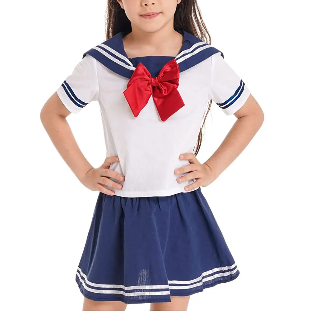 2023 Latest Style OEM Custom Made Quality Kids Girls School Uniform / Best Quality Kids Girls School Uniform